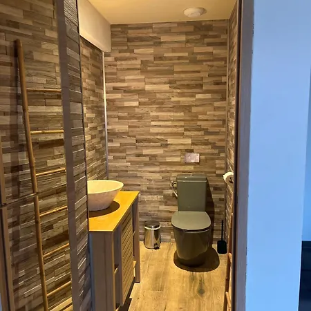 Vue Mer, Petite Piscine, Climatisation,Spa Exterieur,Parking Tout Prives דירה קסיס